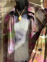 Load image into Gallery viewer, Men’s Geode Tie Dye Western Shirt XL