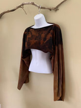 Load image into Gallery viewer, OOAK Hand dyed cropped sweatshirt Ready to ship