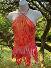 Load image into Gallery viewer, Vintage and hand made coral/fuschia summer set