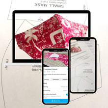 Load image into Gallery viewer, Face Mask Pattern and Tutorial - Up-cycled clothing by Andrea Durham Designs