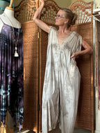 Eco Printed Caftan Robe