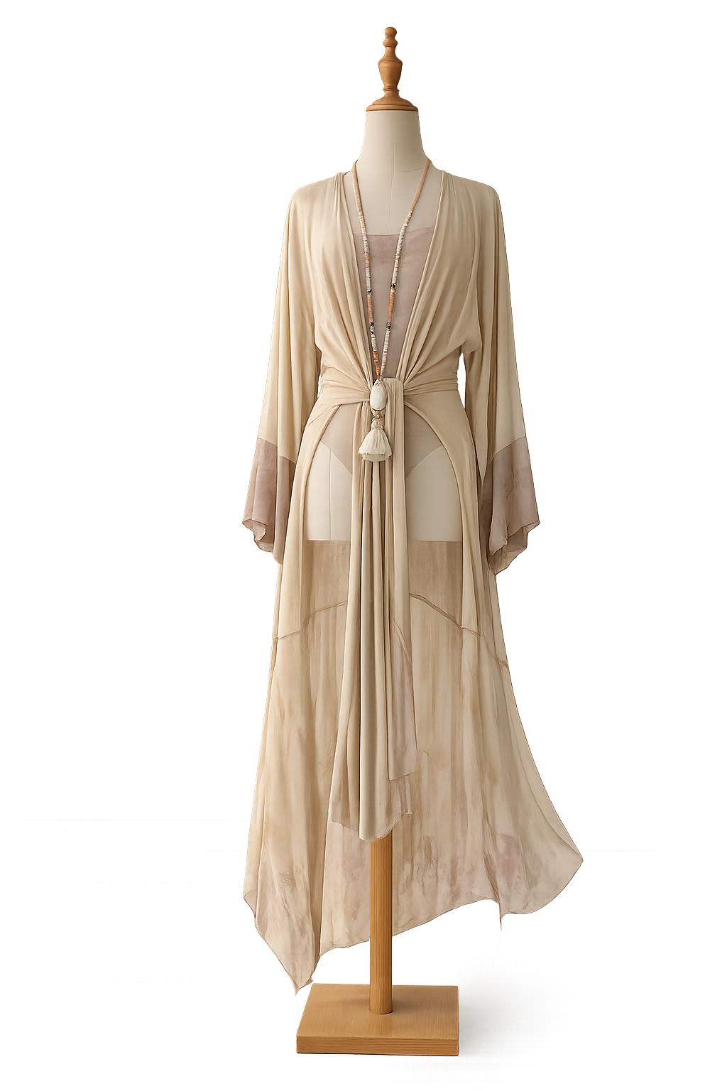 Eco Printed Kimono Robe