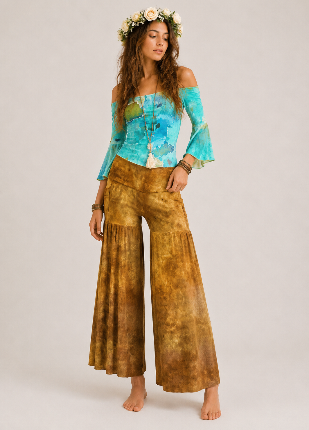 Super low rise Gauchos