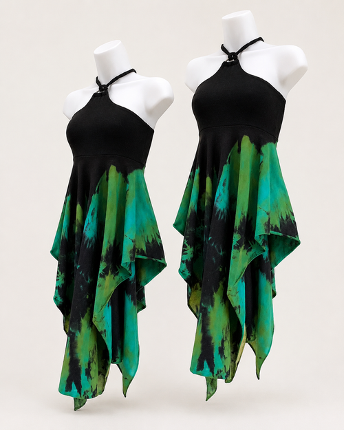 Dark Fae Halter tunic//mini dress