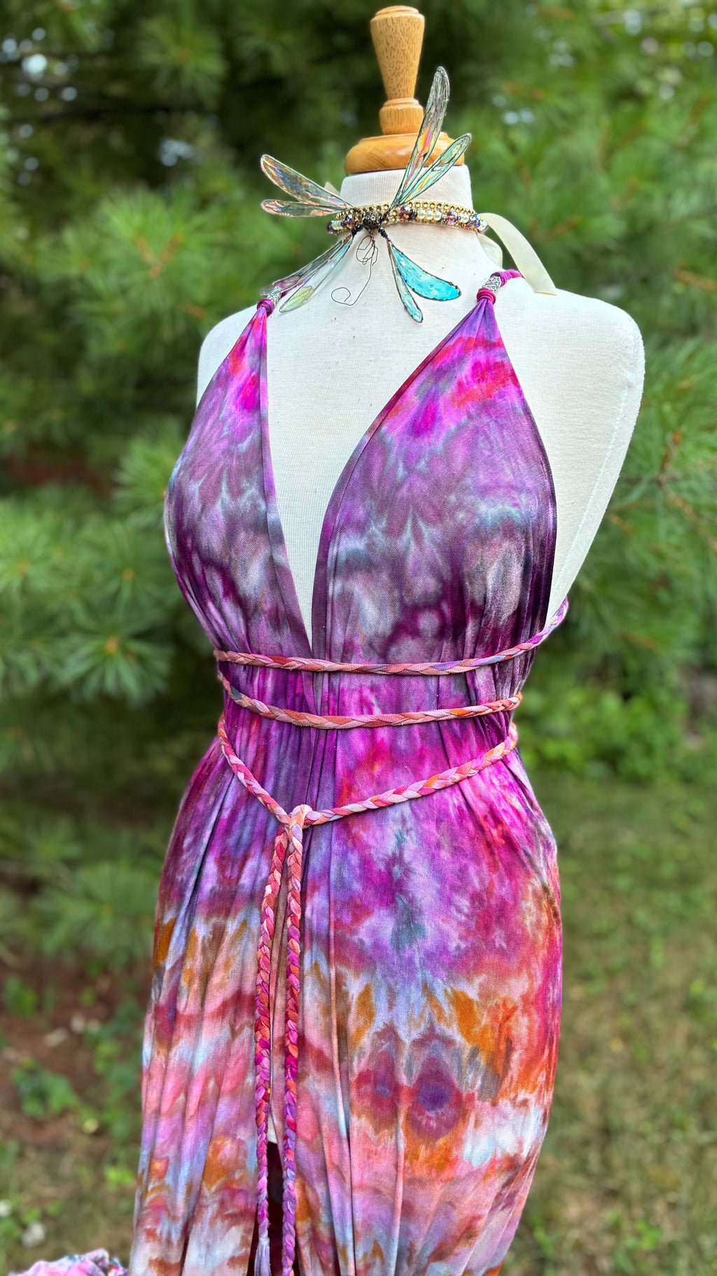 Custom Order Kaleidoscope Greek Goddess Body-con Dress fits S-M