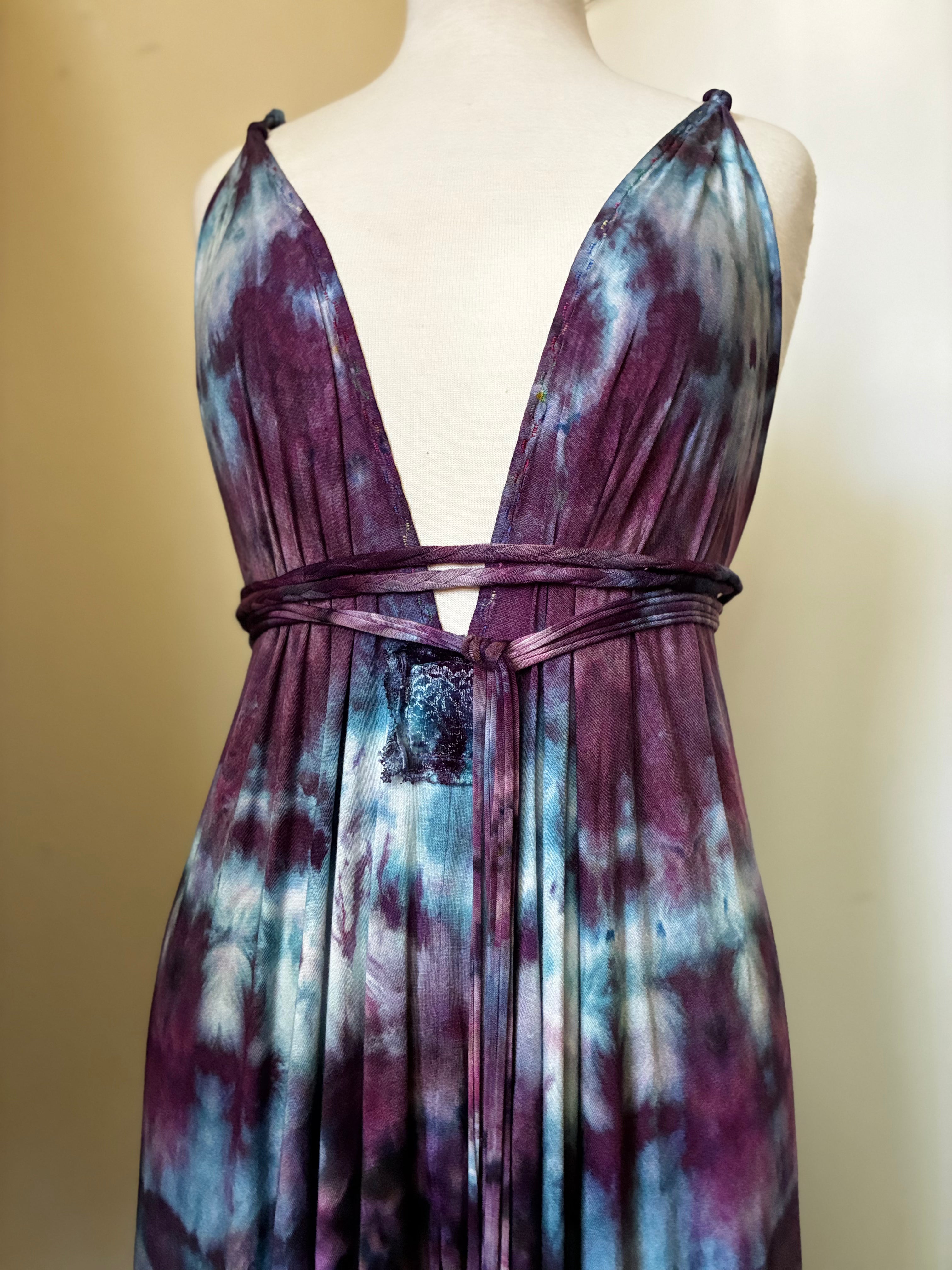 Fairy Goddess deep V tunic/mini