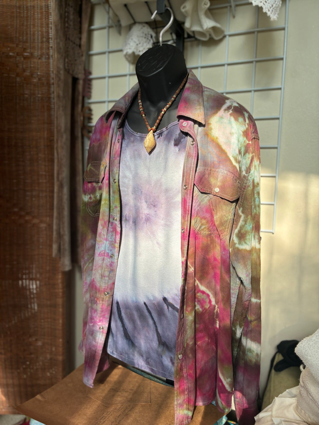 Ice Dyed Western Shirt