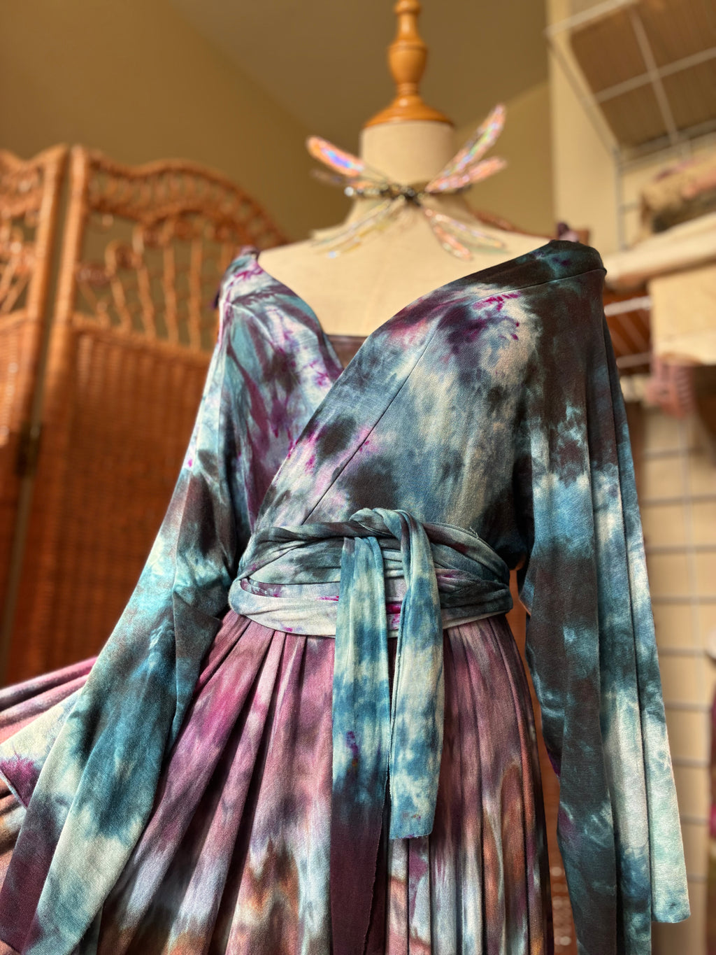 Tie Dyed Kimono Wrap