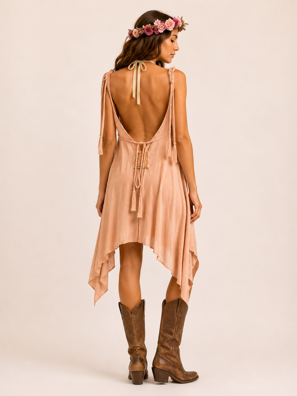 Eco dyed handcrafted Fairy Tunic
