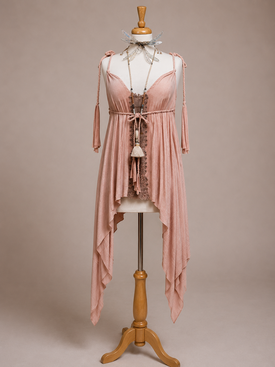 Eco dyed handcrafted Fairy Tunic