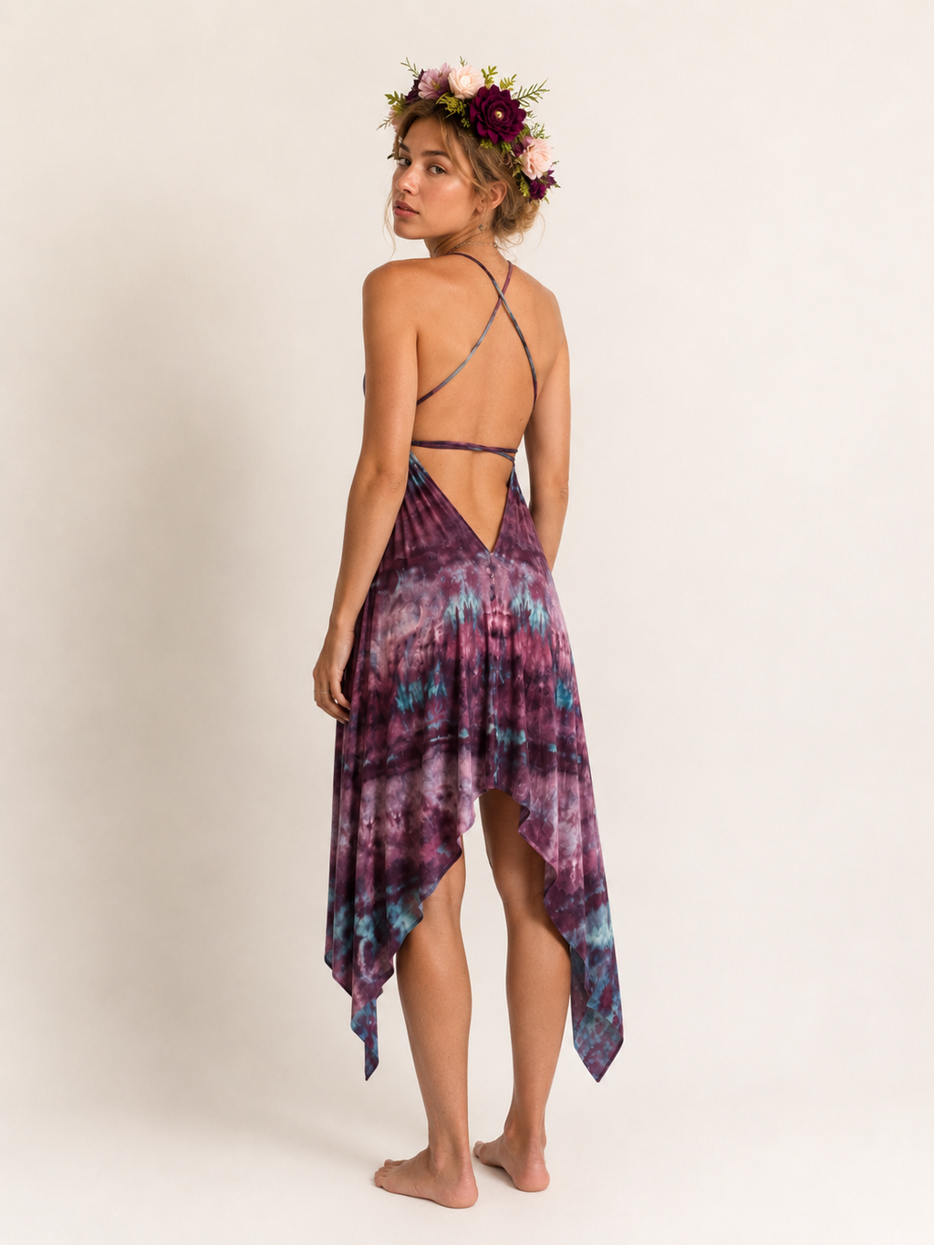 Fairy Goddess deep V tunic/mini Small