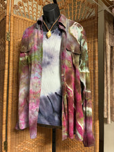Load image into Gallery viewer, Men’s Geode Tie Dye Western Shirt XL
