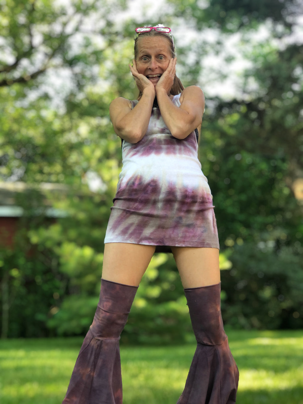 Extra long Tie Dye T-Shirt
