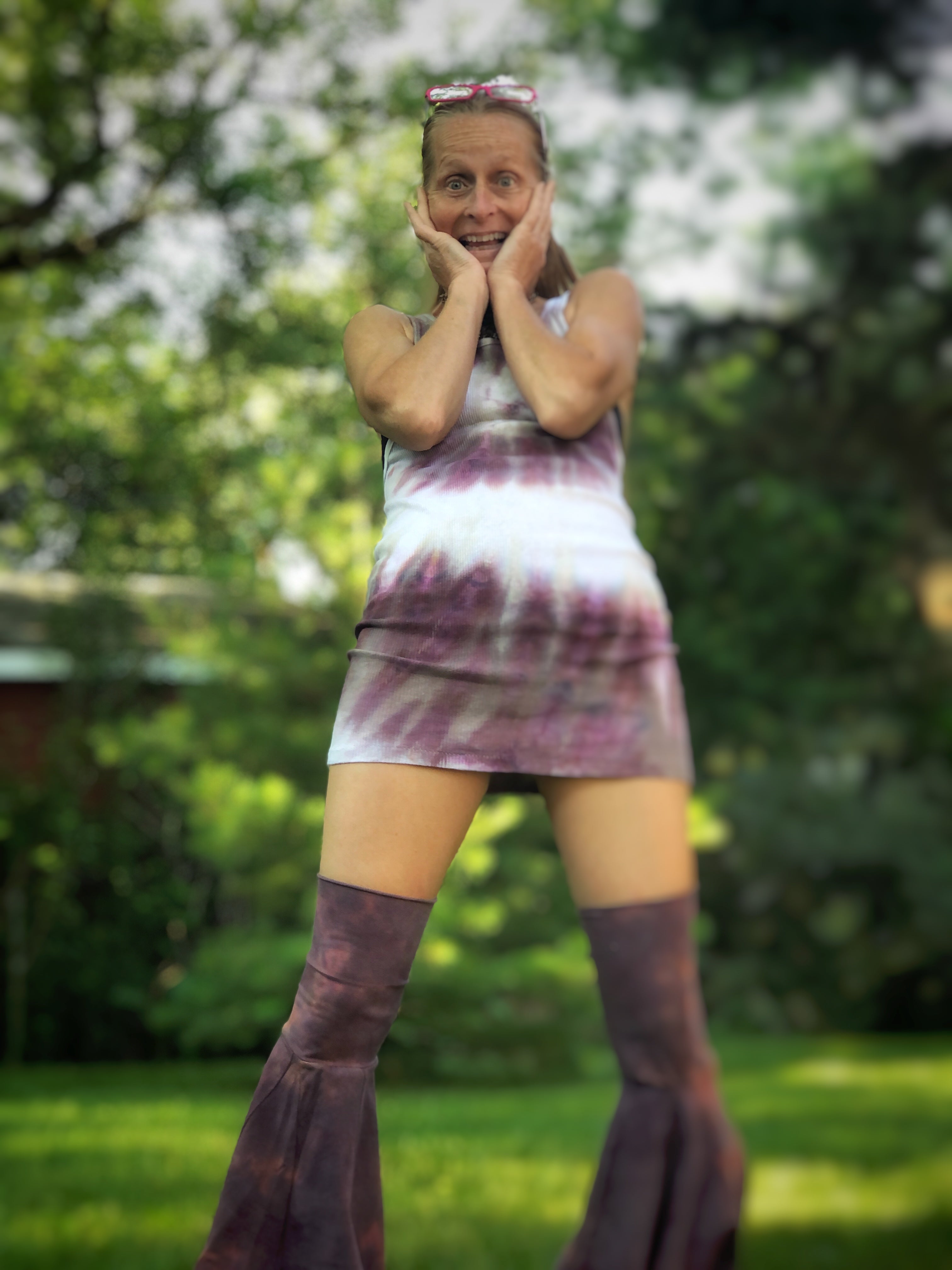 Extra long Tie Dye T-Shirt
