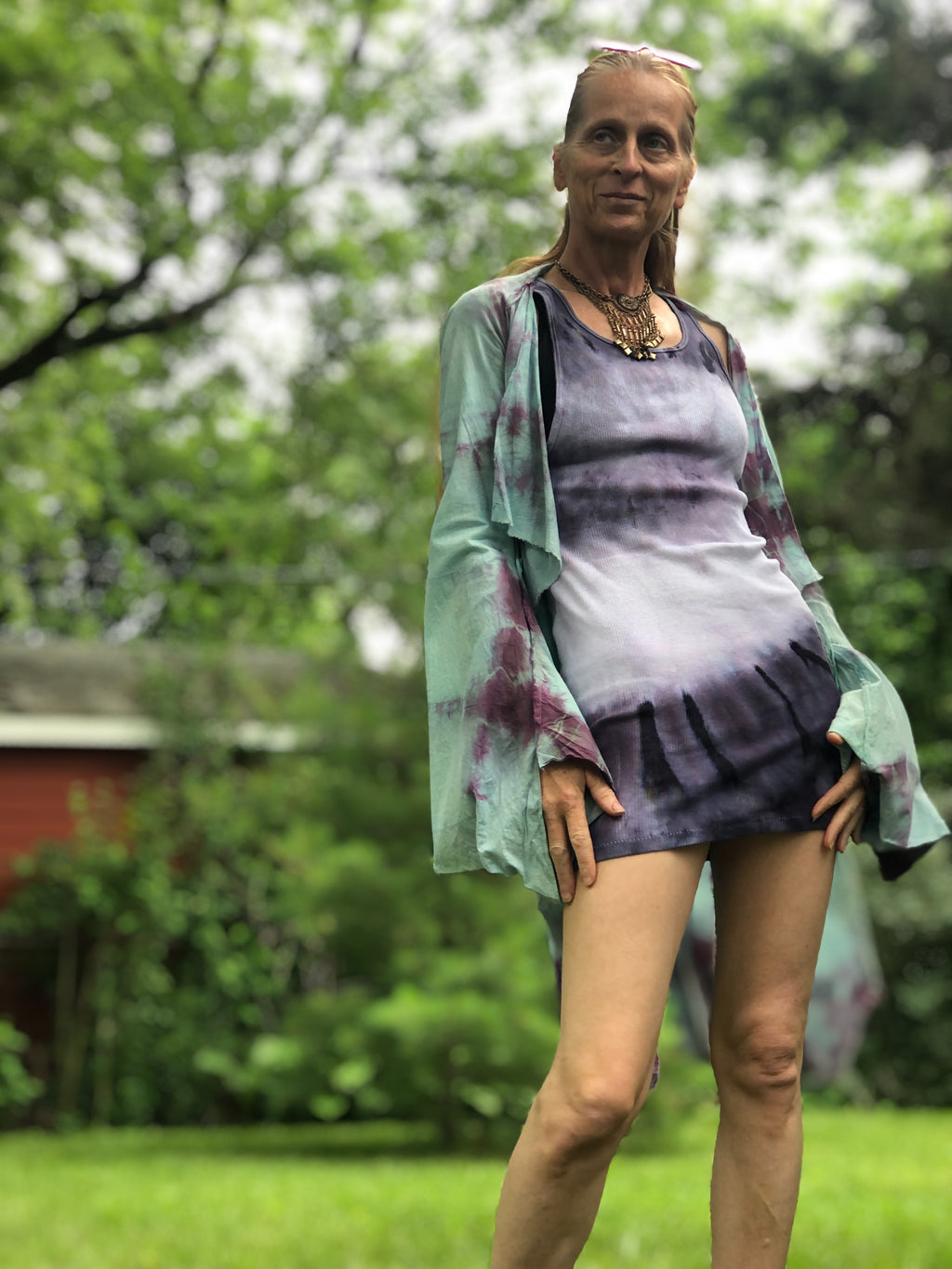 Extra long Tie Dye T-Shirt