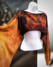 Load image into Gallery viewer, OOAK Hand dyed cropped sweatshirt Ready to ship
