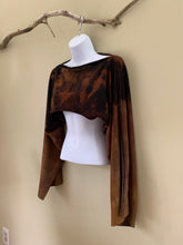 Load image into Gallery viewer, OOAK Hand dyed cropped sweatshirt Ready to ship
