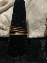 Load image into Gallery viewer, OOAK hand made free form Copper  wide banded ring | Healers ring | fairy ring
