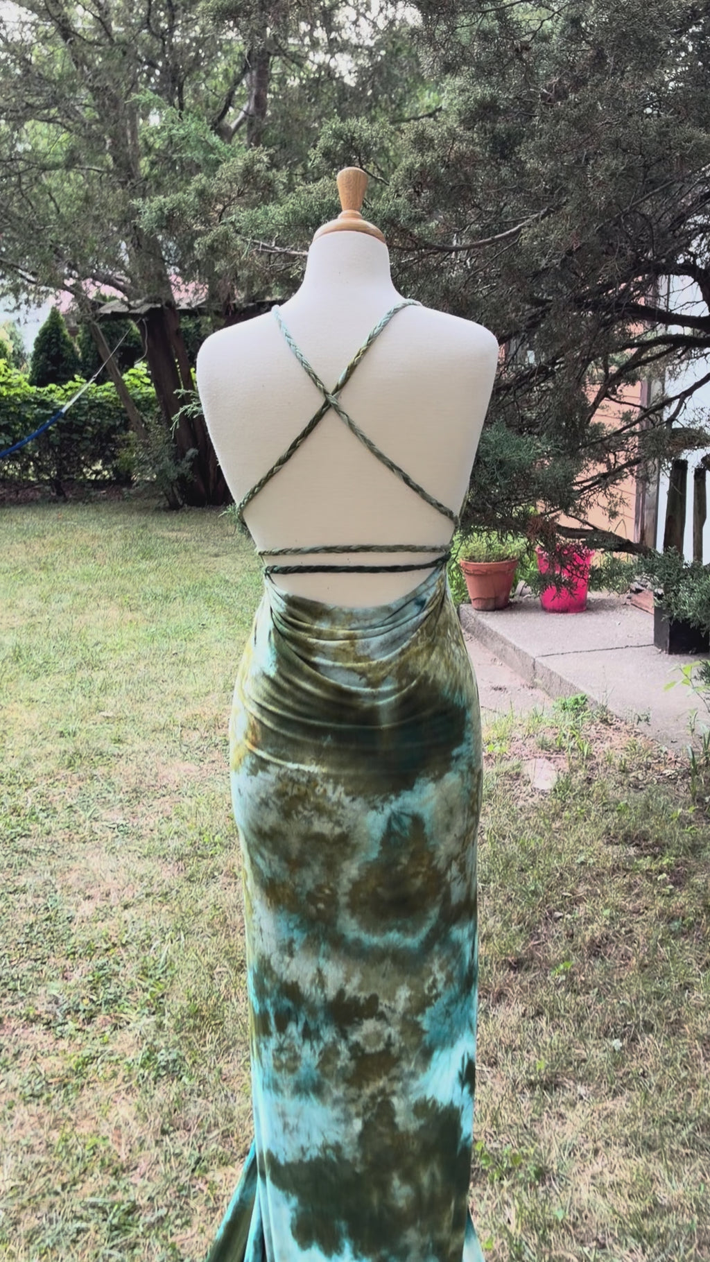 Nerina Handmade Greek Goddess Body Con Dress Fits XS-M
