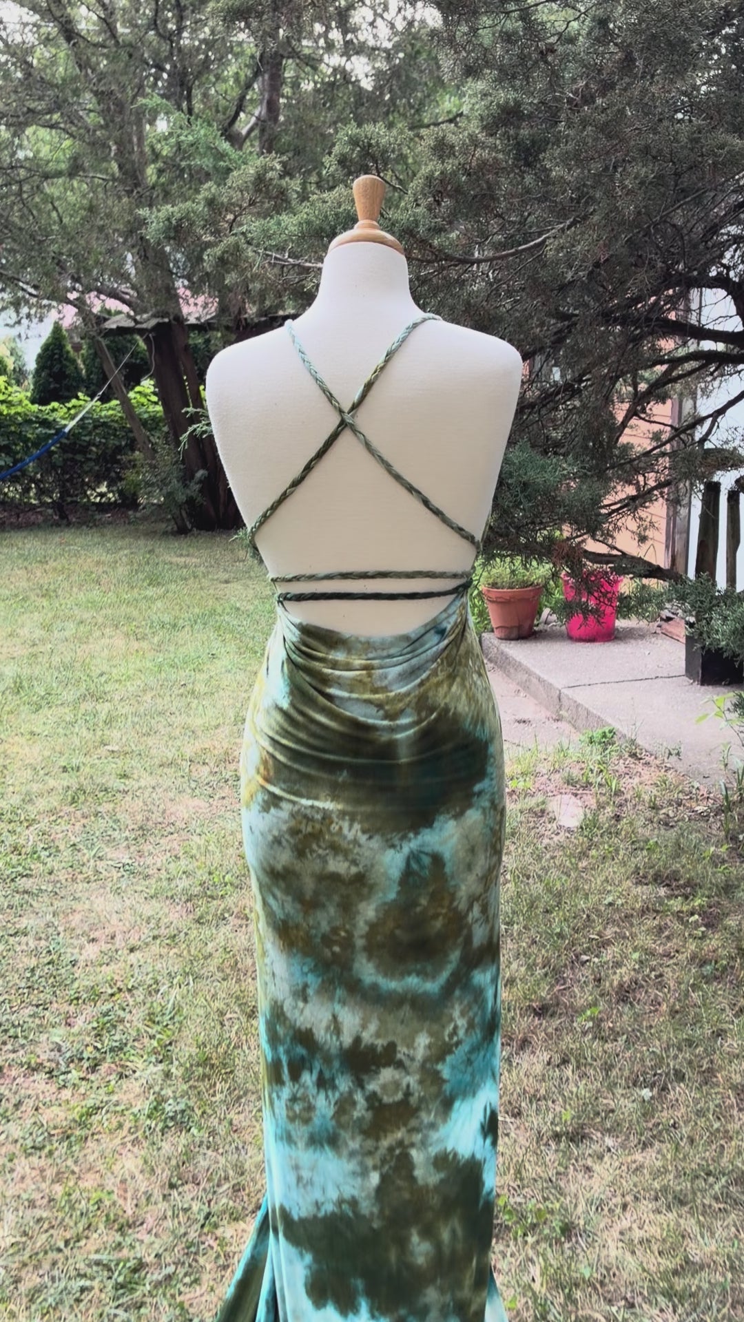 Nerina Handmade Greek Goddess Body Con Dress Fits XS-M